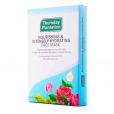 Thursday Plantation 星期四农庄 玫瑰精油密集补水滋养面膜 25毫升x6片/盒